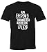 Produktbild MoonWorks Herren T-Shirt Am Arsch vorbei ist auch EIN Weg Spruch Fun-Shirt schwarz L