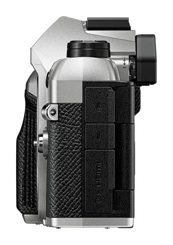 Image of OM SYSTEM OM-5 Mark II Body Silver Compact Light Weight Weather Sealed 4K Video Camera Best for Outdoor Travel
