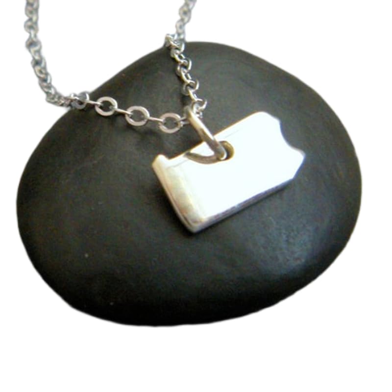 Collar de Pensilvania plata 925 joyería hipoalergénica y ligera para evitar molestias en la piel