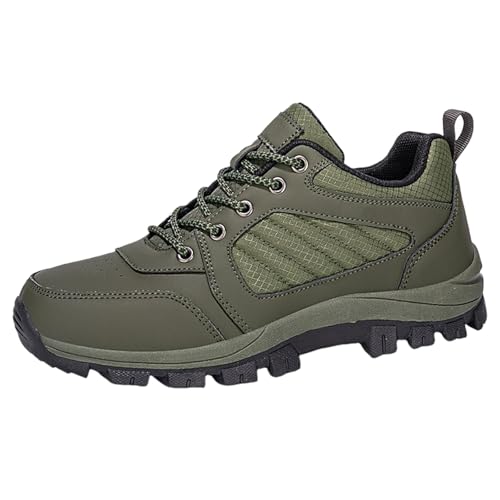 Zapatos de senderismo para hombre, impermeables, transpirables: zapatos, zapatillas de piel para trekking, resistentes al desgaste, zapatillas deportivas ligeras, antideslizantes, zapatos de trabajo
