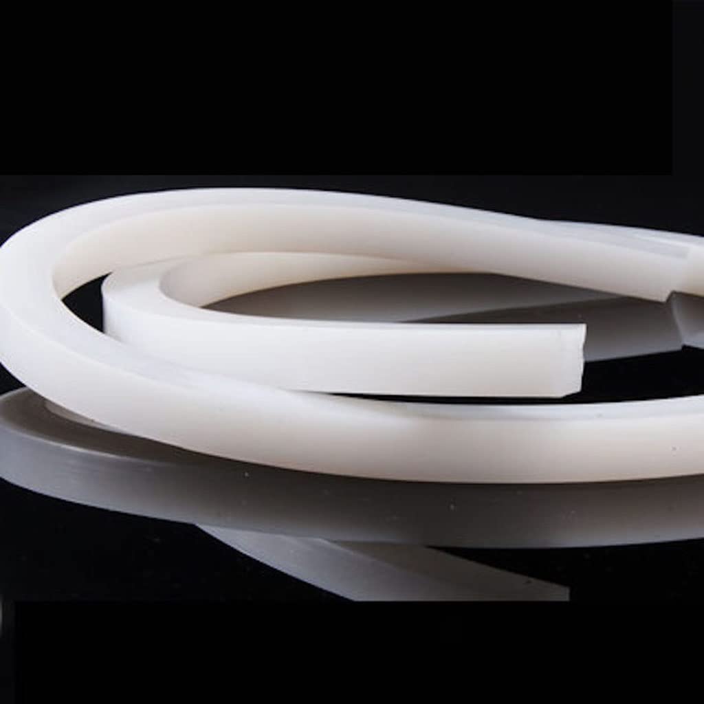 Bande d'étanchéité en mousse, Bande d'étanchéité en mousse de silicone, bande carrée caoutchouc, plusieurs tailles, 10 mètres(7mm X 7mm)