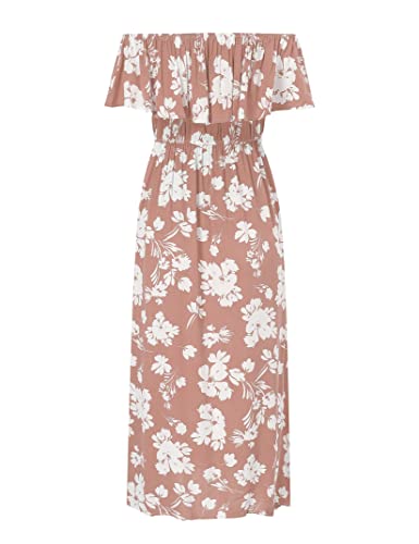 Image of Maternity Dress Women's Off Shoulder Split A Line Casual Maxi Dress Photography Dress for Babyshower