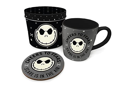 Pyramid International Nightmare Before Christmas Mug And Coaster Gift Tin Set New Official