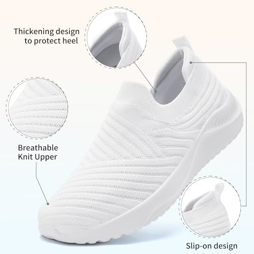 Akk 22097 Women'S Walking Shoes White Sneakers thumb #1