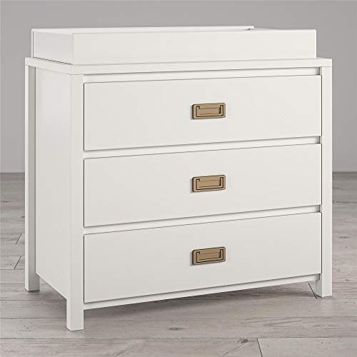 Little Seeds Monarch Hill Haven 3 Drawer White Changing Dresser - Thumbnail 5