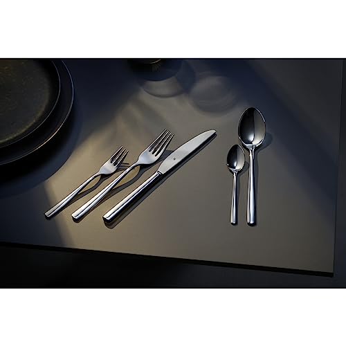 WMF Boston Edelstahl Besteck Set 6 Personen, Essbesteck Set 30 teilig, Monobloc-Messer, Cromargan Edelstahl poliert, spülmaschinenfest WMF Boston Edelstahl Besteck Set 6 Personen, Essbesteck Set 30 teilig, Monobloc-Messer, Cromargan Edelstahl poliert, spülmaschinenfest