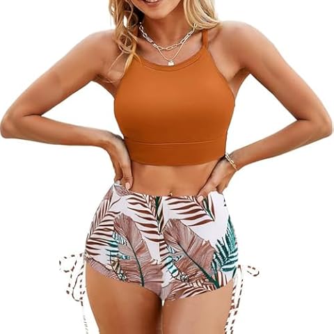 Xumplo Women's Criss Cross Bikini Set Cover