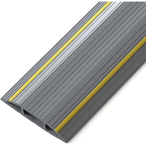 Canaleta Pasacables de Suelo AGPTEK, 83mm*2m, Color Gris Cover