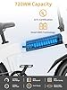Luckeep Folding Electric Bike for Adults 1500W Peak Motor 28MPH 60 Miles 48V 720WH Battery 20 * 4 Inch Fat Tire E-Bike Foldable Ebikes for Adults Electric Bicycles with NFC Unlock and UL 2849 #2