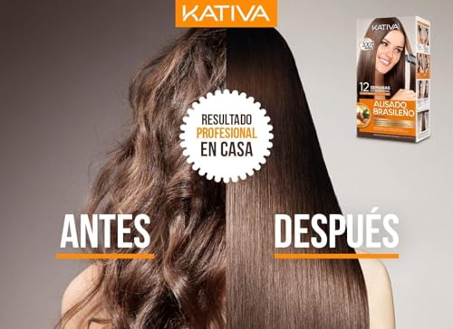 Kativa Keratin and Argan Oil Brazilian Straightening Kit