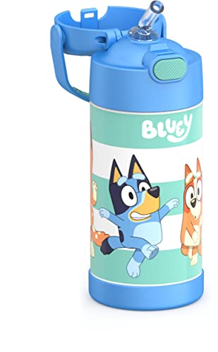 THERMOS-FUNTAINER-12-Ounce-Stainless-Steel-Vacuum-Insulated-Kids-Straw-Bottle-Bluey
