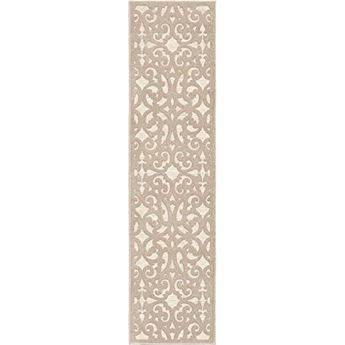 Orian Rugs 027794455328 Orian Savannah Area Rug - 1'11 Inch X 7'6 Inch Runner In Driftwood Beige cover