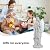VChymm Virgin Mary Praying Statue 31.49 Inch Tall Outdoor Garden Religious Garden Statue Mary Statue Outdoor Yard Patio Deck Home Entryway Hallway Sculpture Magnesium Oxide Stone ?White Virgin Mary?