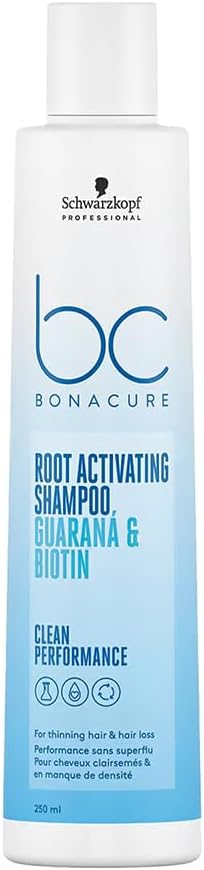 Professional Bonacure Scalp Genesis Root Activating Shampoo | For Thinning Hair & Weak Roots | Cleansing Formula for Men & Women (250 ML)