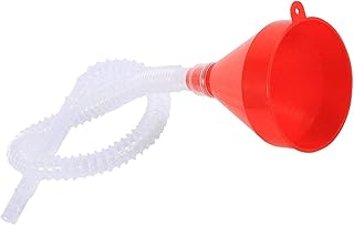 1 Set Fuel Transfer Funnel Universal Plastic Funnel Flexible Petrol Filter Funnel for Petrol Diesel Water Oil Fuel with Soft Pipe Spout Pour