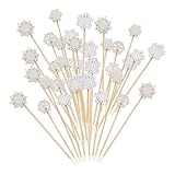 Brochetas de cócteles de Navidad, pájaros carpinteros para cócteles de frutas de Navidad, brochetas de caramelo de | dientes de fiesta de 4,7 pulgadas, 100 pájaros carpinteros de aperitivo, árboles de