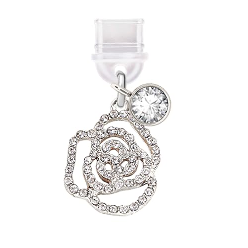 ELISE & FONDA TP499 Type-C �[�d�|�[�g �h�o�v���O �N���X�^�����[�Y Love �g�ѓd�b�`���[�� iPhone 15/16/Samsung/OnePlus/Xiaomi/oppo Android�g�ѓd�b�p (�z���C�g)