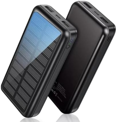 PowerBank Solar Battery, Type C and MicroUSB, Portable and Outdoo...