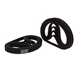 BEMONOC 2GT Timing Belt 180-2GT-6 Rubber L=180mm W=6mm 90 Teeth in Closed Loop for 3D Printer Pack o