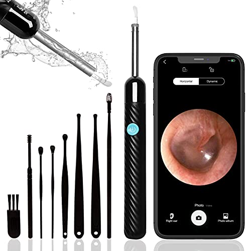 Ear Wax Removal, Ear Cleaner with Camera, Ear Wax Removal Tool with 1080P, Ear Camera Otoscope with Light, Ear Wax Removal kit for iPhone, iPad, Android Phones