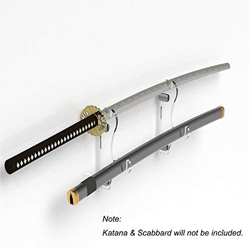 DECDEAL Espada Suporte de Espada Sólida Suporte de Espada Samurai Espada Suporta Katana e Suporte pa