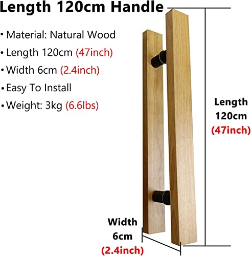 Barre de quincaillerie pour porte push-pull robuste en verre