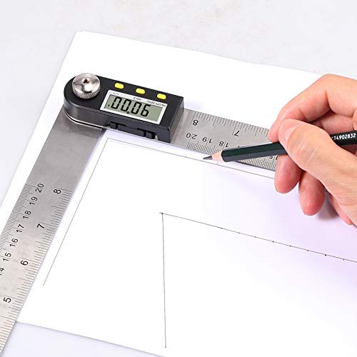 Proster 8 Angle Finder Righello LCD in Acciaio