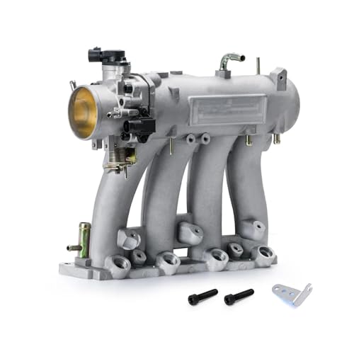 Collecteur d'admission D15 D16 en aluminium Silver haut de gamme pour Honda Del Sol et Civic