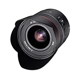 Contenido del envío: 1 Samyang AF 24 mm F1.8 FE para Sony E Tiny but Landscape Master, 1 parasol, 2 tapas protectoras (delantera y trasera), 1 estuche, 1 instrucciones (idioma español no garantizado) y documentos de garantía en alemán y en alemán