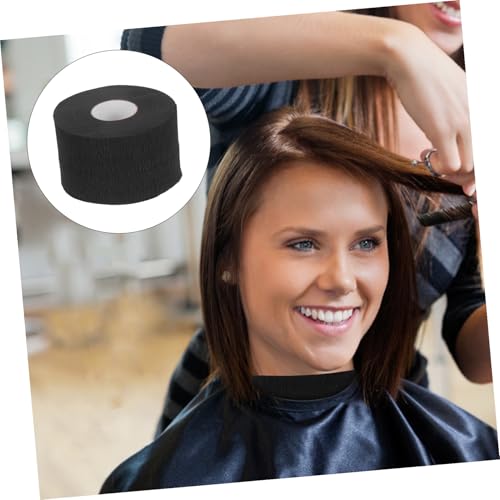 Bandes de cou en papier jetable noir sans odeur et faciles à stocker pour coupe