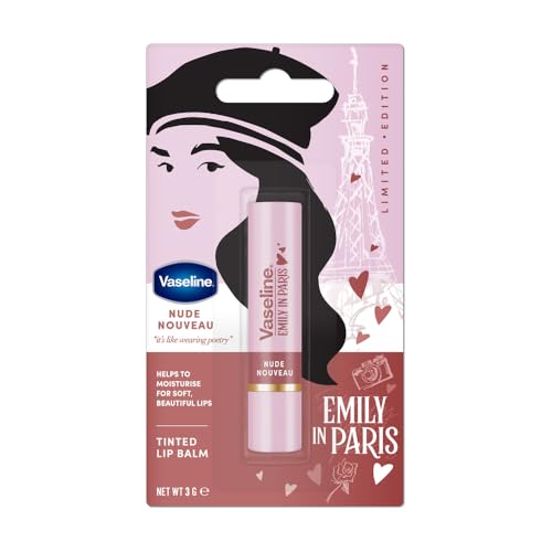 Image of Vaseline Nude Nouveau | Emily in Paris Limited Edition | Nude Tinted Lip Balm Stick, 24H Moisturization, 3g