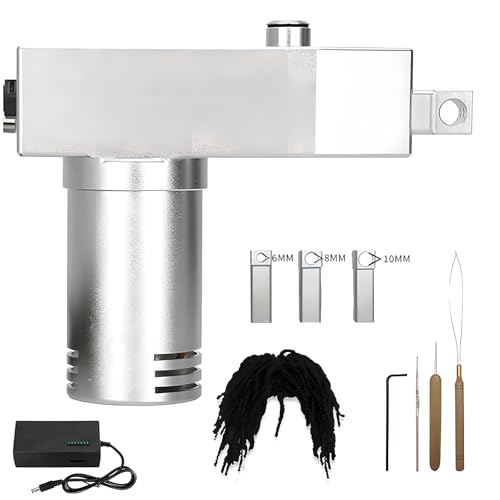 Kit para rastas de 3 cabezales intercambiables con ganchillos de 6, 8 y 10 mm 2