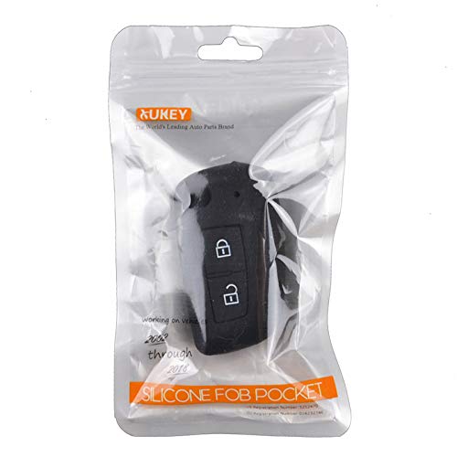 Cover In Silicone Per Chiave Auto Nissan – Per X-Trail, Juke, Qashqai, Micra, Pulsar (2014-2019, 2 Pulsanti)