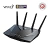 ASUS RT-AX5400 Dual Band WiFi 6 Extendable Router, Lifetime Internet Security Included, Instant Guard, Advanced Parental Controls, Built-in VPN, AiMesh Compatible, Gaming & Streaming, Smart Home #1