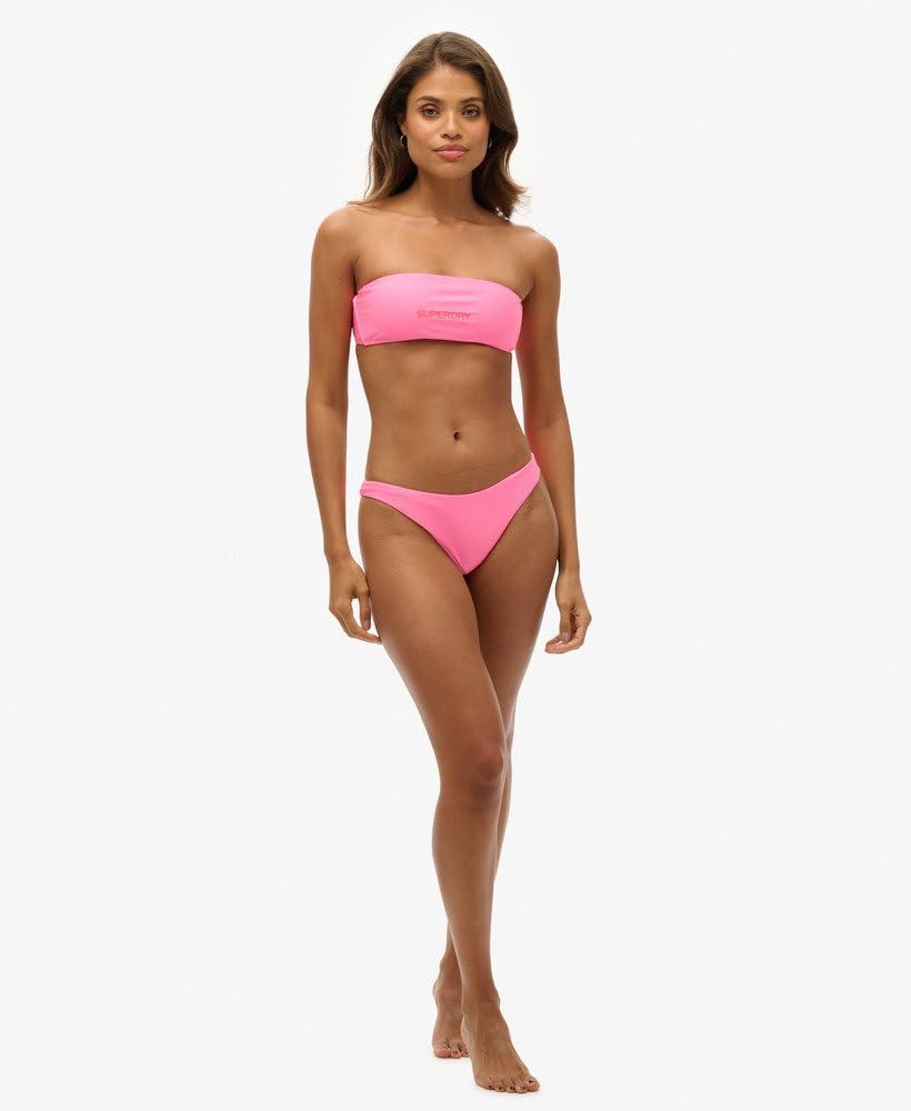Superdry Damskie brazylijskie majtki bikini z logo