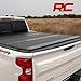 Rough Country Hard Tri-Fold Tonneau Cover for Chevy Silverado & GMC Sierra 1500 (2019–2026) - Low-Profile Aluminum Truck Bed Cover, Fits 5'10 Short Bed