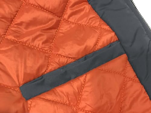 Magnivit MT-68-DARK GREY-XL Men'S Softshell Jacket Rib Knit Bomber Baseball Varsity Jacket thumb #3