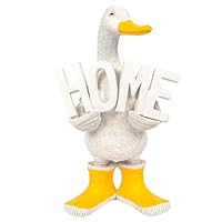The Leonardo Collection Quackers Duck Home Figurine For Home & Office | Home Decor Ornaments Gift For Women & Men | Beautiful Figurine For Indoor & Outdoor | Living Room Decor Ornaments