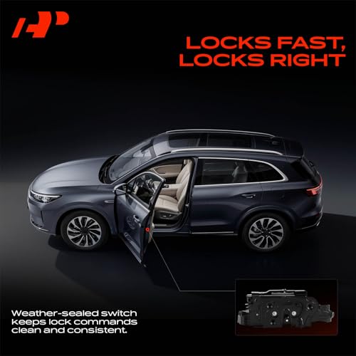 Image of A-Premium Front Left Driver Side Door Lock Actuator Compatible with 2019-2023 Volkswagen Jetta, Tiguan, 7 Pins Connector