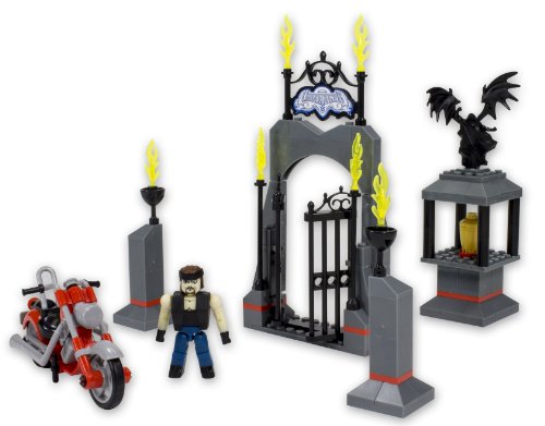 The Bridge Direct WWE StackDown Undertaker Entrance Set with Motorcycle