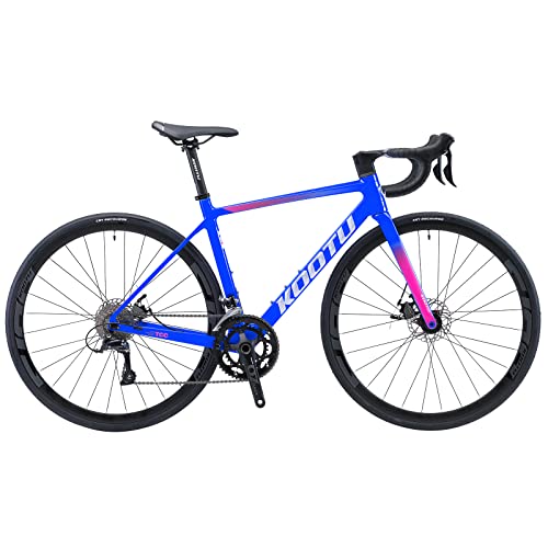 SAVADECK Rennrad Carbon,Rider5.0 700C Scheibenbremse Rennräder Carbon Rahmen Gabel & Sattelstütze mit Shimano 105 R7000 22 Gänge Koaxialsystem Integrierter Lenker Fahrrad Herren Damen Cover