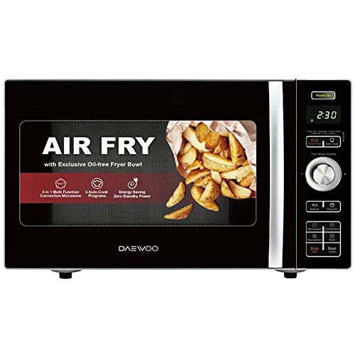 Daewoo KOC-9HAFDB Convection Air Fryer Microwave Oven 0.9 Cu. Ft., 900W | Black - Thumbnail 4