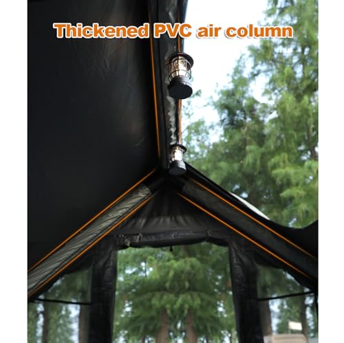 Blow Up Air Camping Tent with Pump, Inflatable Tents for Camping,Easy Setup 4 Seasons Outdoor Cabin Tent House with Mesh Windows & Doors for Family Travel - Image 6