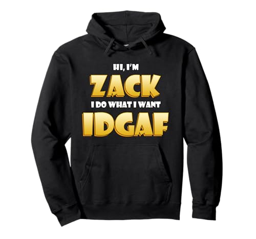 Zack Costume IDGAF Funny Meme Halloween Costume For Zachary �p�[�J�[