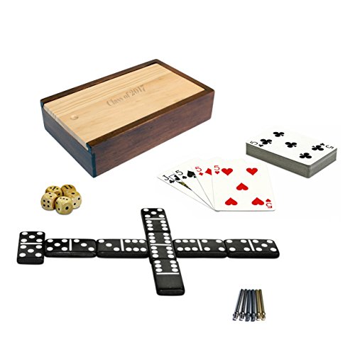 WE Games Custom Engraved 10-en-1 Set Combinado