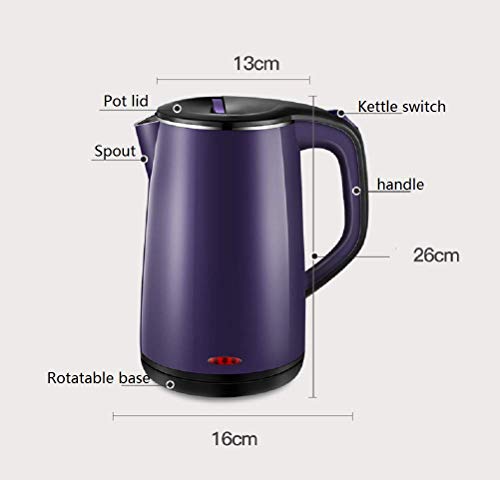 Tetera eléctrica de acero inoxidable con apagado automático miniatura 6