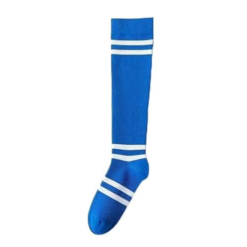 POVVFRTY Calcetines de compresión for Correr, Deportes for Mujer, Fitness, Saltar la Cuerda, presión, Mujer, Estiramiento, Largo, Baloncesto, músculo, Pantorrilla(Blue)