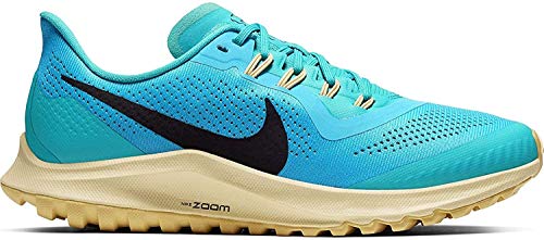 Nike Air Zoom Pegasus 36 Trail Women s Running Shoe LT Current Blue Oil Grey-Teal Nebula Size 8.5