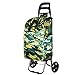 Mllkcao Chariot, Chariot D'Achat Portable Des Camions À Main, Chariot Puissant, Pliable Et Durable, Sac À 2 Roues Pliant Roue, Chariot de Chariot de Magasinage de Vacances Capable/C
