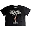 My Chemical Romance Crop Top T Shirt The Black Parade Official Womens Black S #2